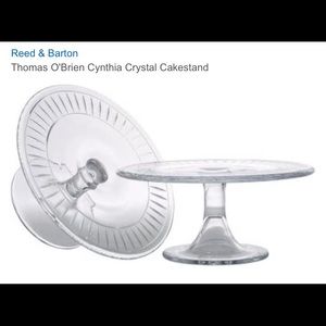 Reed & Barton Thomas O’ Brien crystal cakestand